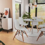 Chair Julita PP white-natural leg 46x50x82cm - Слика 2