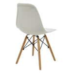 Chair Julita PP white-natural leg 46x50x82cm - Слика 3