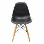 Chair Julita PP black-natural leg 46x50x82cm - Слика 4