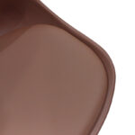 Chair Gaston PP-PU brown-natural leg 48x55x83cm - Image 6