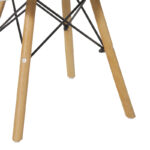 Natali children's table MDF white and natural beech wood 60x60x51cm - Image 3