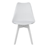 Chair Gaston I PP-PU in white color 48.5x53.5x81.5cm - Image 5