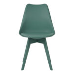 Chair Gaston I PP-PU in green color 48.5x53.5x81.5cm - Image 5