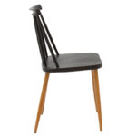 Chair Aurora pp black-natural leg 42x46x79cm - Image 3