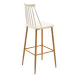 Bar stool Aurora white pp-natural leg 42x49x109cm - Слика 2