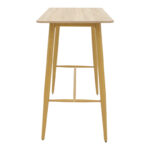 Bar table Senso sonoma surface-leg natural metal 120x60x103cm - Слика 3