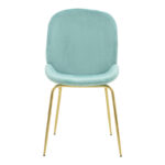 Chair Maley green elvet-gold metal 47x60x90cm - Image 4