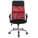 Manager office chair Joel I fabric mesh black-red 60x60x109-118cm - Слика 4