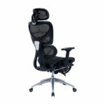 Office chair manager with footrest Thelonius mesh black - Image 4