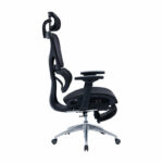 Office chair manager with footrest Thelonius mesh black - Image 5