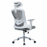 Office chair manager Ignatius mesh light grey - Слика 3