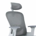 Office chair manager Ignatius mesh light grey - Слика 6