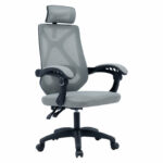 Office chair manager Seraphine mesh grey