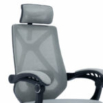 Office chair manager Seraphine mesh grey - Image 6