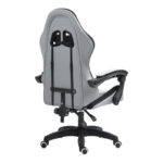 Gaming office chair Gline black-gray fabric black pp 60x59x118cm - Image 3