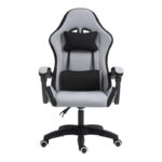 Gaming office chair Gline black-gray fabric black pp 60x59x118cm - Image 6