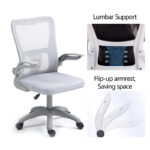 Work chair manager Annalise mesh grey 57χ53χ100cm - Слика 2