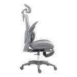 Work chair manager Zenyk mesh in black and white color 63x70x126cm - Слика 5
