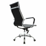 Manager office chair Valter black pu 55.5x58x108cm - Слика 2