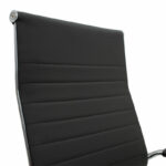 Manager office chair Valter black pu 55.5x58x108cm - Слика 5