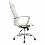 Manager office chair Valter white pu 55.5x58x108cm - Слика 3