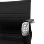 Valter guest office chair black pu 55.5x48x88cm - Image 6