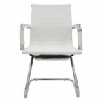 Visitor office chair Valter white pu 55.5x48x88cm - Image 4