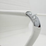 Visitor office chair Valter white pu 55.5x48x88cm - Image 6