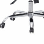 Office chair Noctis white mesh fabric 55.5x48x92cm - Image 3