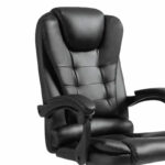 Manager's office chair Benett black pu 62x48x110cm - Image 2