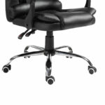 Manager's office chair Benett black pu 62x48x110cm - Image 3