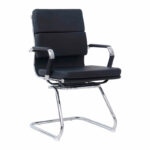 Visitor office chair Tokyo black pu 55.5x48x88cm