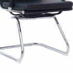 Visitor office chair Tokyo black pu 55.5x48x88cm - Слика 3
