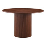 Кујнска маса Меса МДФ во боја на валмут Д120x75 см