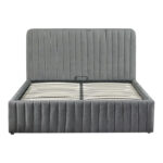 Double bed Zilin charcoal fabric 160x200cm - Слика 5