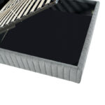 Double bed Zilin charcoal fabric 160x200cm - Слика 6