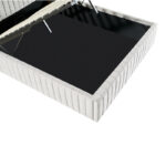 Double bed Zilin gray-beige fabric With storage space 160x200cm - Слика 6