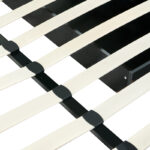 Anay double bed with drawer beige fabric 160x200cm - Image 6