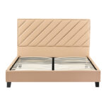 Double bed Franky pu beige 160x200cm - Image 4