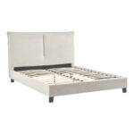 Double bed Majus grey-beige fabric 160x200cm - Слика 3