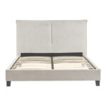 Double bed Majus grey-beige fabric 160x200cm - Слика 4