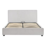 Double bed Bedkapakoworld grey fabric 160x200cm - Слика 5