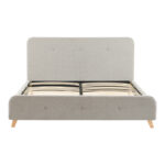 Double bed Restel grey-beige fabric 160x200cm - Слика 5