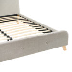 Double bed Restel grey-beige fabric 160x200cm - Слика 6