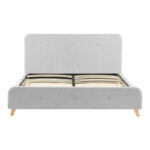 Double bed Restel grey fabric 160x200cm - Слика 4