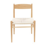 Conan chair natural beech wood-seat natural rope 52x46x78cm - Слика 3