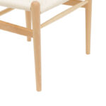 Conan chair natural beech wood-seat natural rope 52x46x78cm - Слика 5
