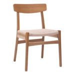 Safal chair oak oak wood-seat ecru rope 51x50x78cm