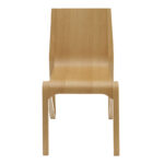 Artur chair natural oak wood 45x55x79cm - Image 3