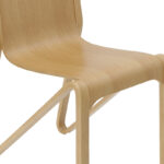 Artur chair natural oak wood 45x55x79cm - Image 4